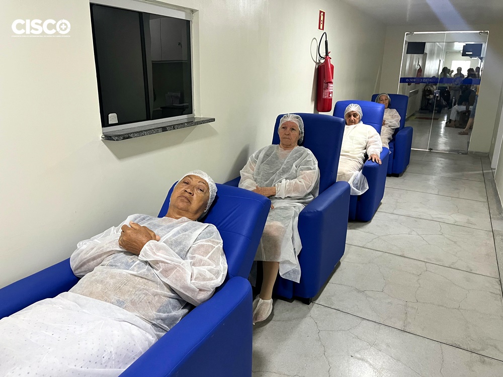 CISCO reforça acesso à saúde especializada com retomada de cirurgias de catarata