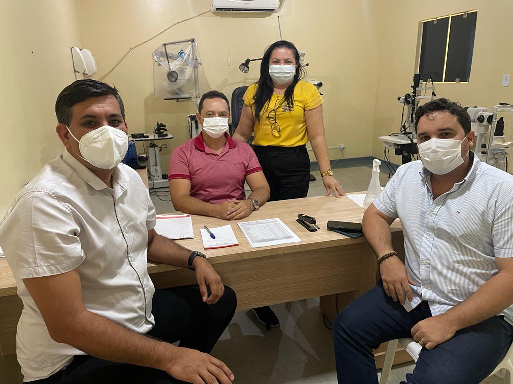 Presidente do Cisco Éden Duarte recebe visita dos prefeitos de Alcantil e Cabaceiras